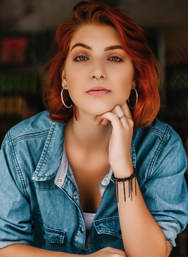 VELCARE 5 Pcs Fake Nose Ring Fake Septum Piercing Magnetic Septum Nose Ring Fake Piercings Fake Nose Piercing Piercings Nose Cuffs Nose Jewelry Fake Septum Ring Septum Rings Fake Faux Septum Nose Rings Magnet Nose Piercing Clip On Non Piercing Stainless Steel Magnet Magnetic Septum Piercing - Image 5